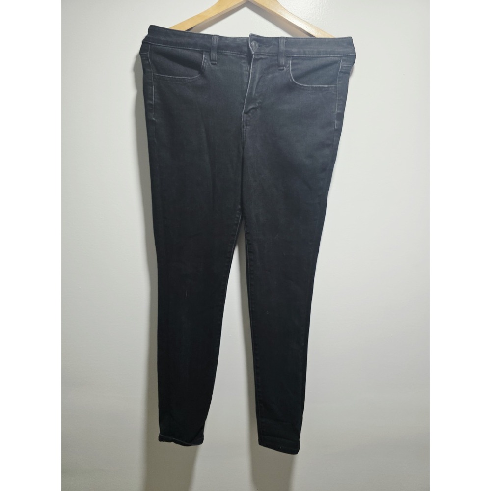 American Eagle Jeggings Women's Size 8 Black Stretch Skinny Denim